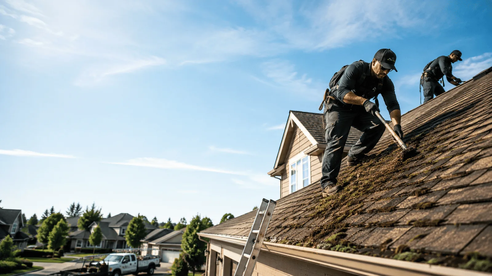 Roof Moss Removal in Greentown, IN near me